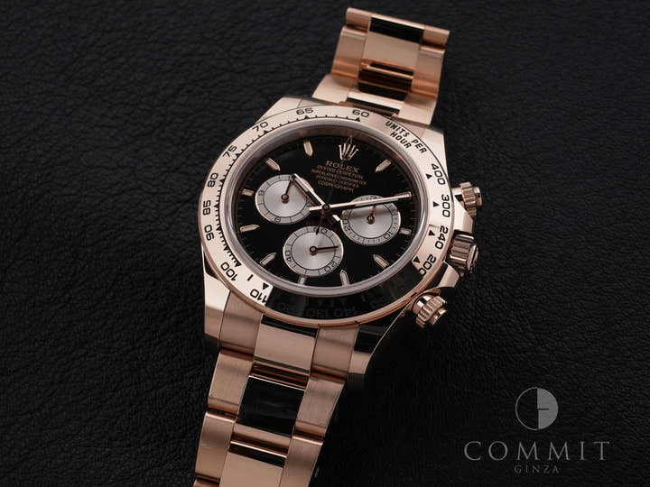 ロレックス デイトナ Ref.126505 エバーローズゴールド ブライトブラックxサンダスト文字盤
