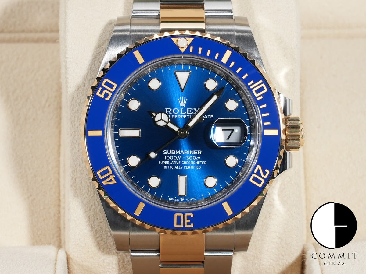 ロレックス サブマリーナー デイト Ref.126613LB ステンレススチール/イエローゴールド ブルー文字盤