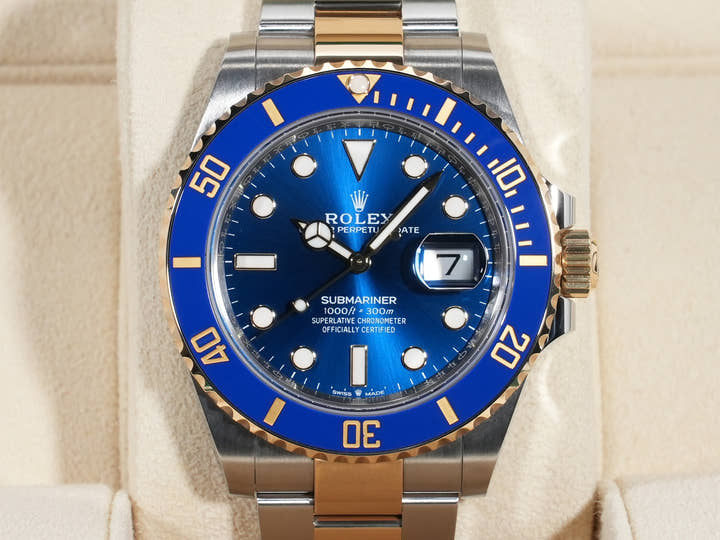 ロレックス サブマリーナー デイト Ref.126613LB ステンレススチール/イエローゴールド ブルー文字盤