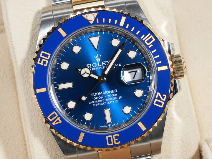 ロレックス サブマリーナー デイト Ref.126613LB ステンレススチール/イエローゴールド ブルー文字盤
