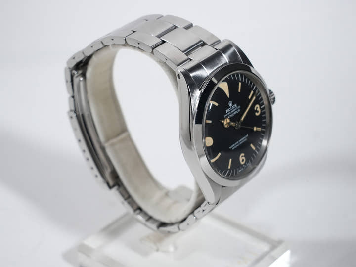 ロレックス エクスプローラーI Ref.1016 ステンレススチール ブラック文字盤 中古 3fsatkkv