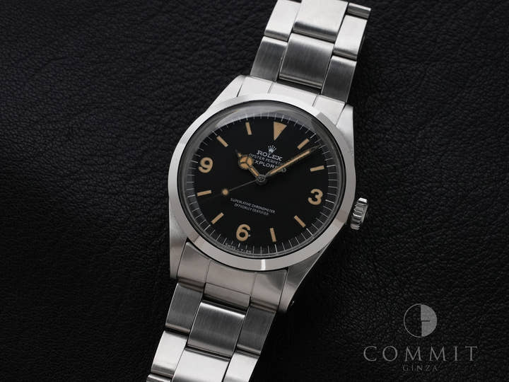 ロレックス エクスプローラーI Ref.1016 ステンレススチール ブラック文字盤 中古 3fsatkkv