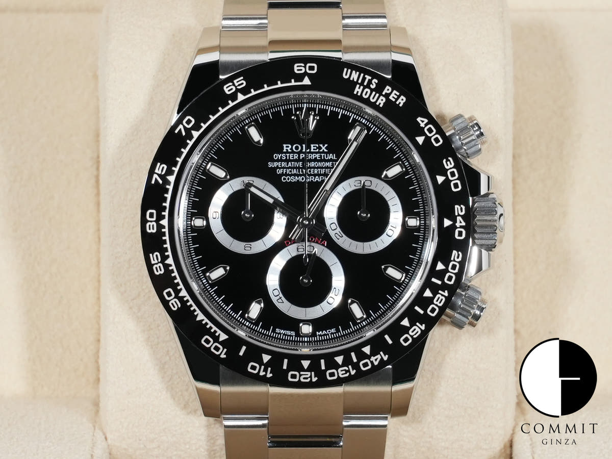 ロレックス デイトナ Ref.116500LN ステンレススチール ブラック文字盤