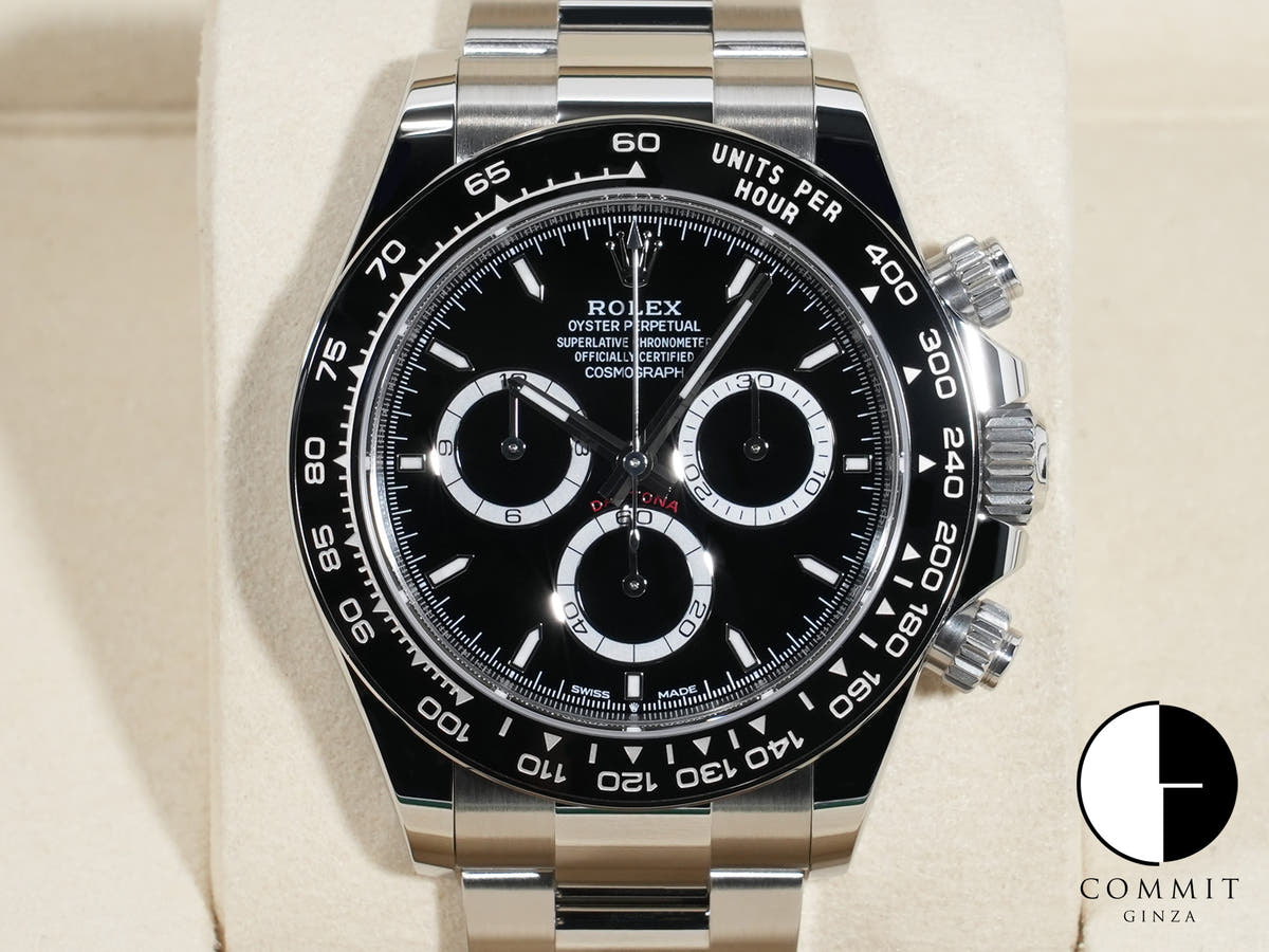 ロレックス デイトナ Ref.126500LN ステンレススチール ブラック文字盤