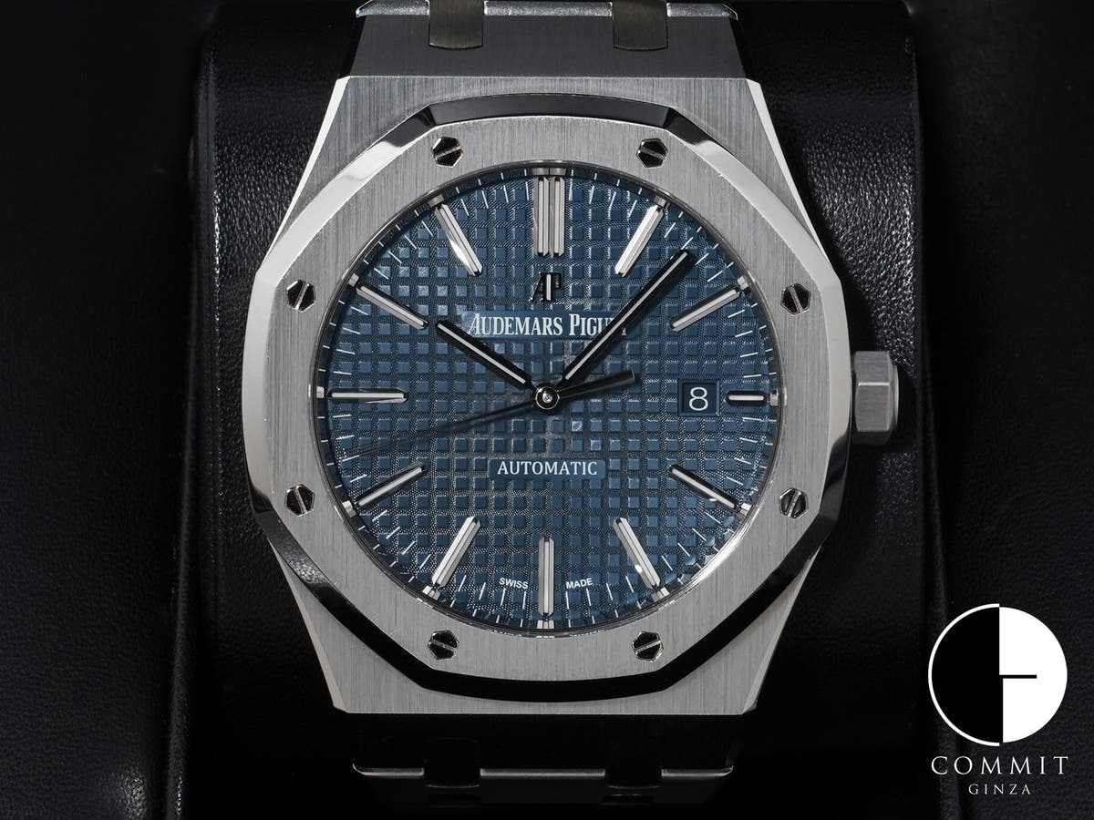 オーデマピゲ ロイヤルオーク Ref.15400ST.OO.1220ST.03 ステンレススチール ブルー文字盤