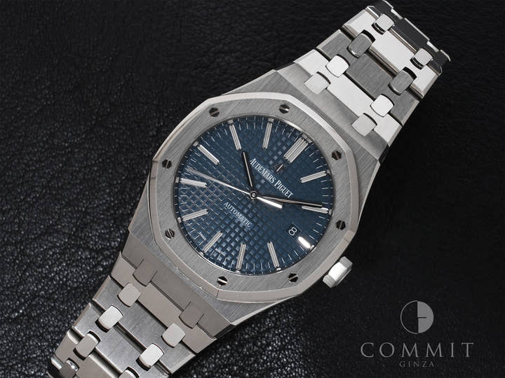 オーデマピゲ ロイヤルオーク Ref.15400ST.OO.1220ST.03 ステンレススチール ブルー文字盤