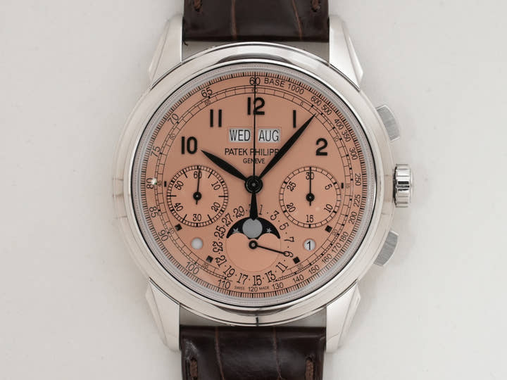 パテックフィリップ パーペチュアルカレンダー クロノグラフ Ref.5270P-001 プラチナ ゴールデンオパーリン文字盤