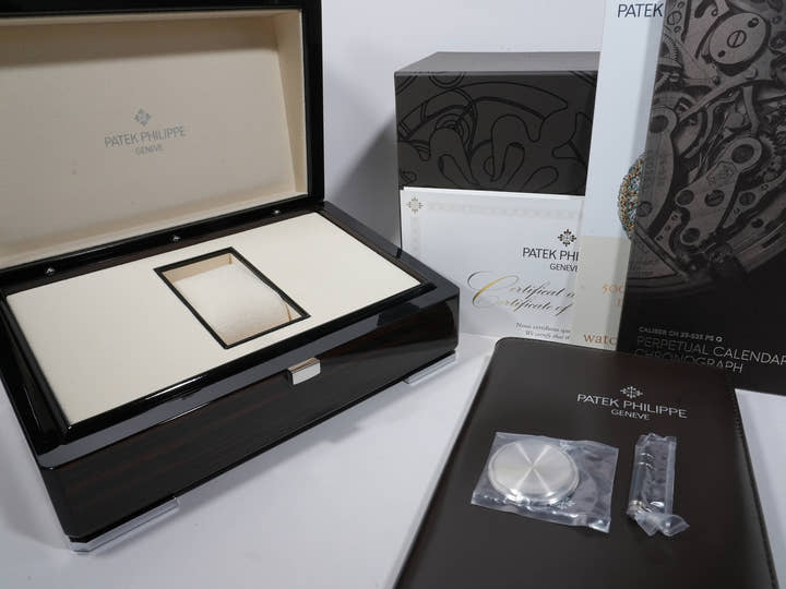 パテックフィリップ パーペチュアルカレンダー クロノグラフ Ref.5270P-001 プラチナ ゴールデンオパーリン文字盤