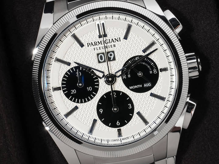 パルミジャーニフルリエ トンダ GT クロノグラフ Ref.PFC906-0000140-B00182 ステンレススチール シルバー×ブラック文字盤 中古 6gobvrto