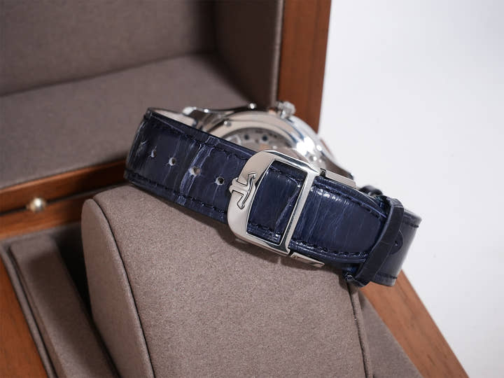 ジャガールクルト マスター・ウルトラスリム ムーン Ref.Q1248420 SS シルバー文字盤 中古 hbh5mpcr