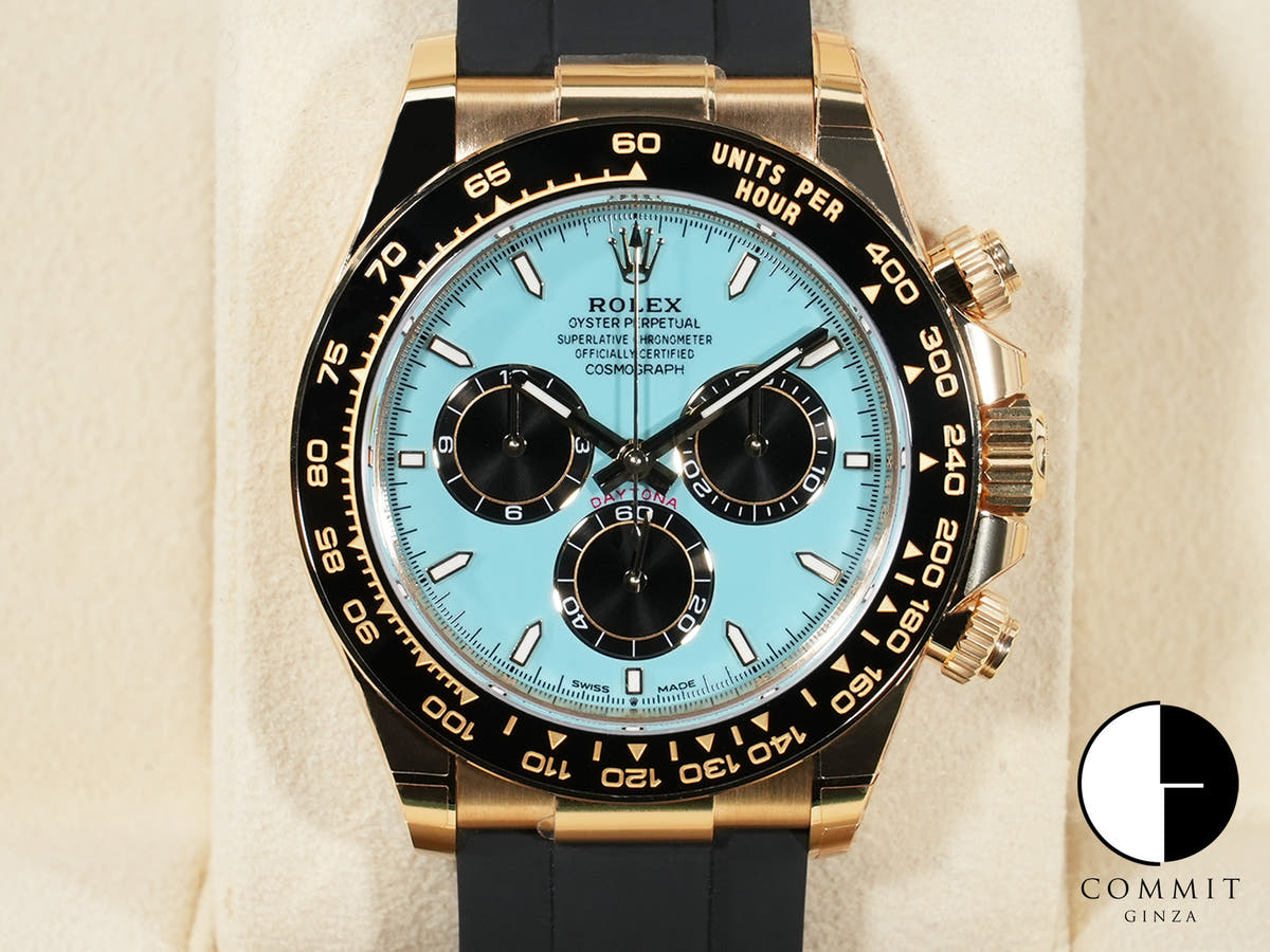 ロレックス デイトナ Ref.126518LN イエローゴールド ターコイズブルー文字盤