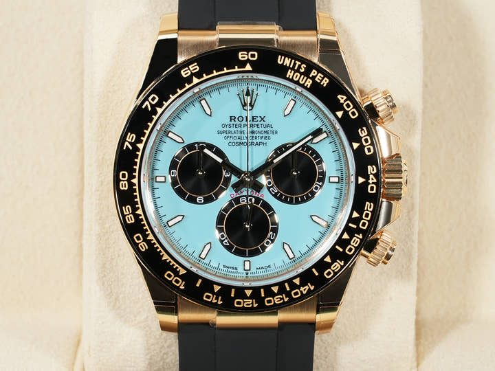 ロレックス デイトナ Ref.126518LN イエローゴールド ターコイズブルー文字盤
