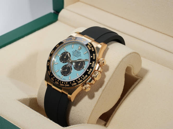 ロレックス デイトナ Ref.126518LN イエローゴールド ターコイズブルー文字盤