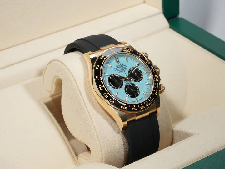 ロレックス デイトナ Ref.126518LN イエローゴールド ターコイズブルー文字盤