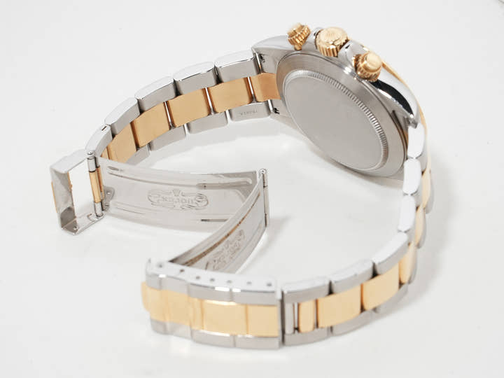 ロレックス デイトナ エルプリメロ Ref.16523 ステンレススチール/イエローゴールド ホワイト文字盤