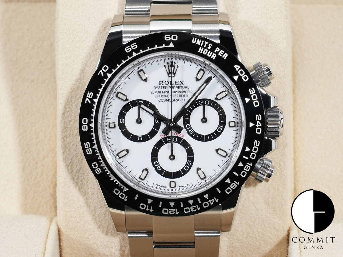 ロレックス デイトナ Ref.116500LN ステンレススチール ホワイト文字盤
