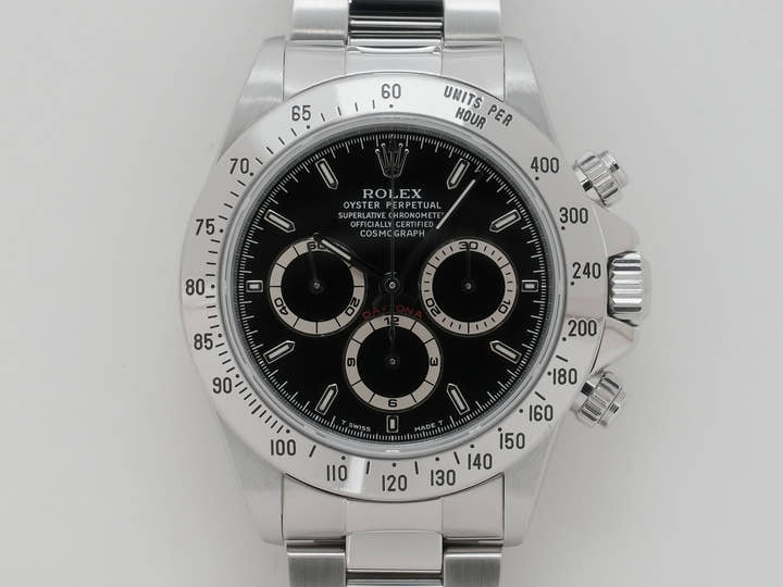 ロレックス デイトナ エルプリメロ Ref.16520 ステンレススチール ブラック文字盤
