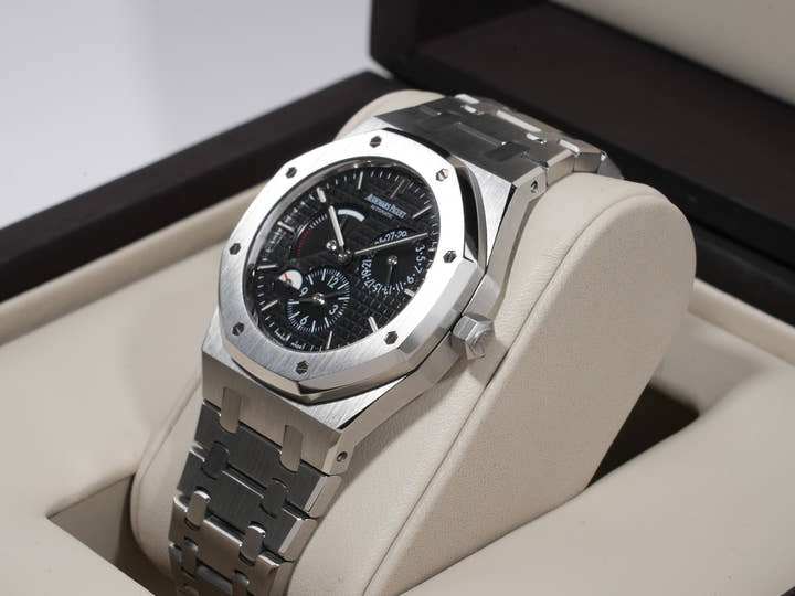 オーデマピゲ ロイヤルオーク デュアルタイム Ref.26120ST.OO.1220ST.03 ステンレススチール ブラック文字盤