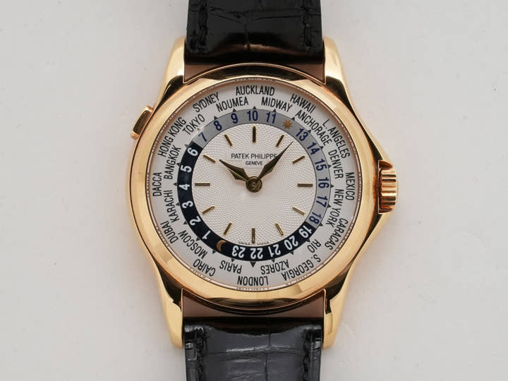 パテックフィリップ コンプリケーション ワールドタイム Ref.5110J-001 イエローゴールド シルバー文字盤