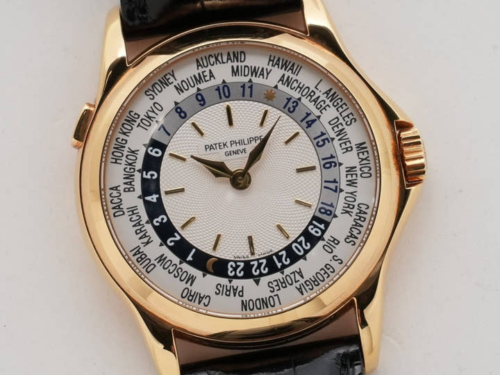 パテックフィリップ コンプリケーション ワールドタイム Ref.5110J-001 イエローゴールド シルバー文字盤