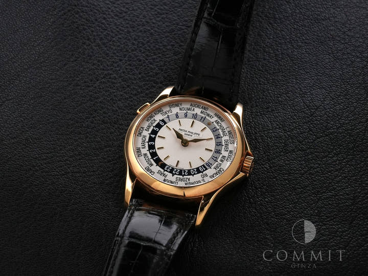 パテックフィリップ コンプリケーション ワールドタイム Ref.5110J-001 イエローゴールド シルバー文字盤