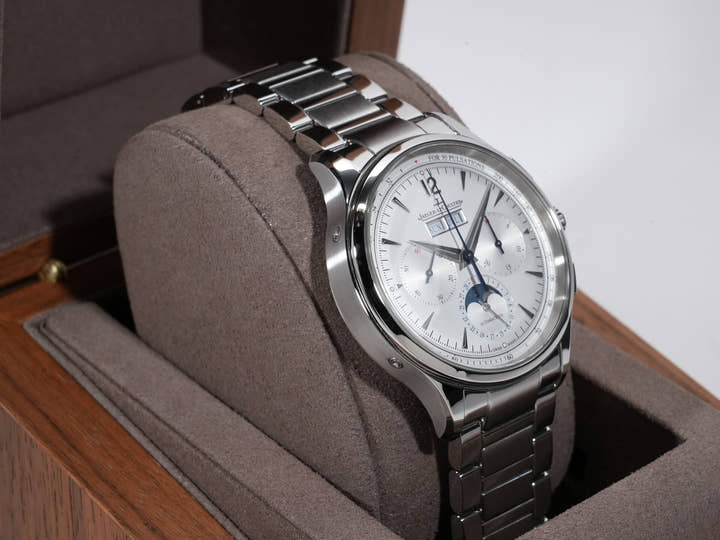 Jaeger-LeCoultre Master Control Chronograph Calendar Ref.Q413813J SS Silver Dial Good Condition Pre-Owned 3ngqxc2a