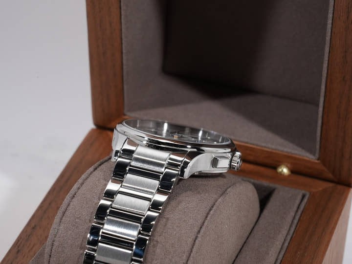 Jaeger-LeCoultre Master Control Chronograph Calendar Ref.Q413813J SS Silver Dial Good Condition Pre-Owned 3ngqxc2a