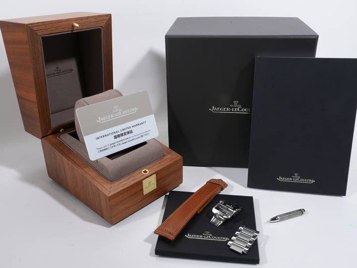 Jaeger-LeCoultre Master Control Chronograph Calendar Ref.Q413813J SS Silver Dial Good Condition Pre-Owned 3ngqxc2a