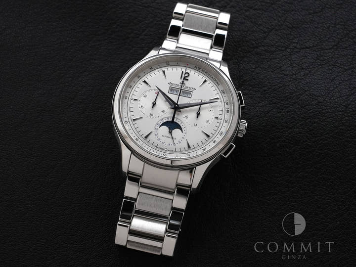 Jaeger-LeCoultre Master Control Chronograph Calendar Ref.Q413813J SS Silver Dial Good Condition Pre-Owned 3ngqxc2a