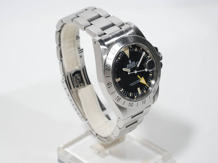 ロレックス エクスプローラーII Ref.1655 ステンレススチール ブラック文字盤 オイスターブレスレット 中古 arduofgm