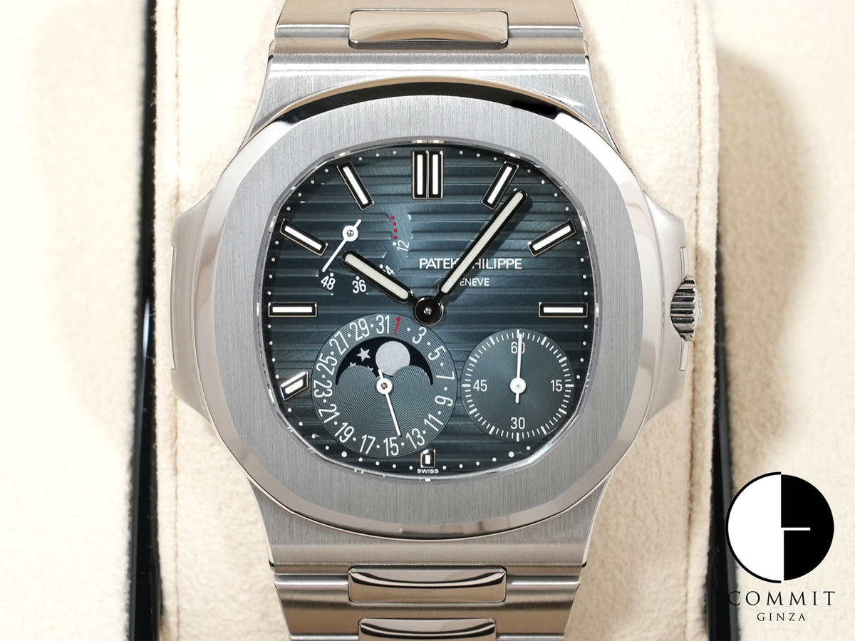 パテックフィリップ ノーチラス プチコンプリケーション Ref.5712/1A-001 ステンレススチール ブルー文字盤