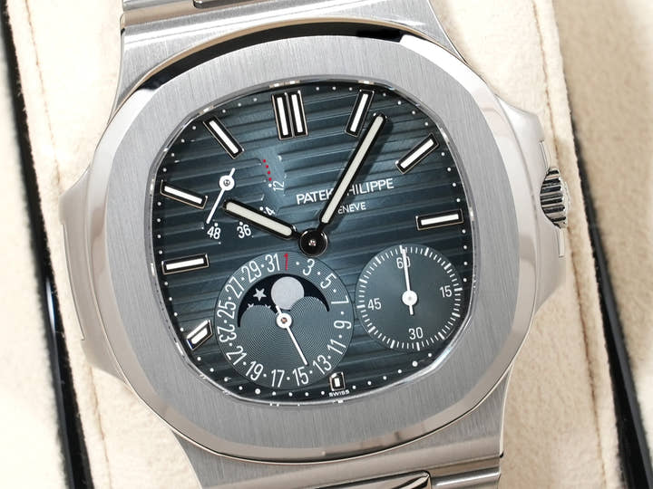 パテックフィリップ ノーチラス プチコンプリケーション Ref.5712/1A-001 ステンレススチール ブルー文字盤