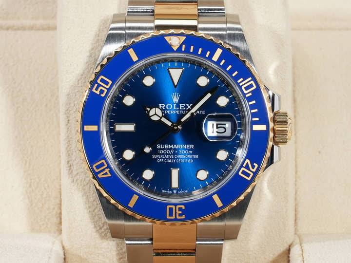 ロレックス サブマリーナー デイト Ref.126613LB ステンレススチール/イエローゴールド ブルー文字盤