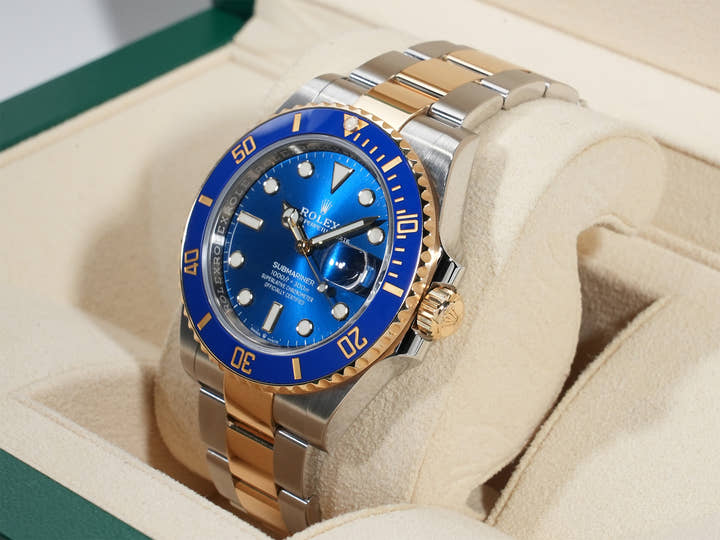 ロレックス サブマリーナー デイト Ref.126613LB ステンレススチール/イエローゴールド ブルー文字盤