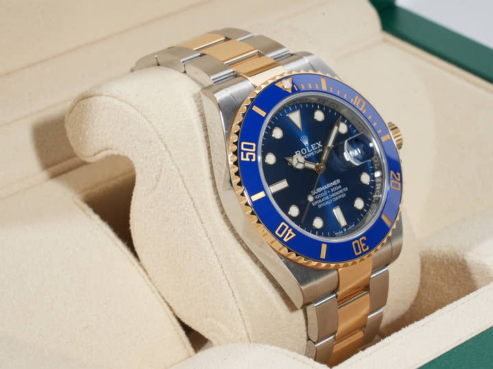 ロレックス サブマリーナー デイト Ref.126613LB ステンレススチール/イエローゴールド ブルー文字盤