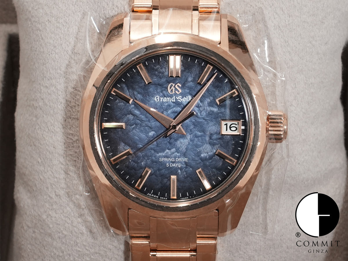 グランドセイコー ヘリテージコレクション スプリングドライブ 5Days リミテッドエディション Ref.SLGA032 18KPG ブルーグレー文字盤 未使用 noznd46c