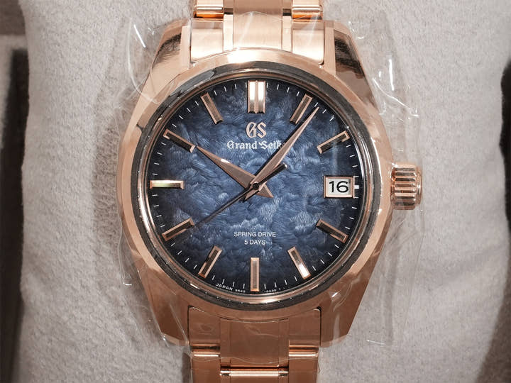 グランドセイコー ヘリテージコレクション スプリングドライブ 5Days リミテッドエディション Ref.SLGA032 18KPG ブルーグレー文字盤 未使用 noznd46c