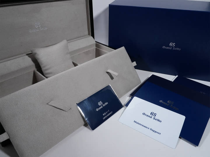 グランドセイコー ヘリテージコレクション スプリングドライブ 5Days リミテッドエディション Ref.SLGA032 18KPG ブルーグレー文字盤 未使用 noznd46c