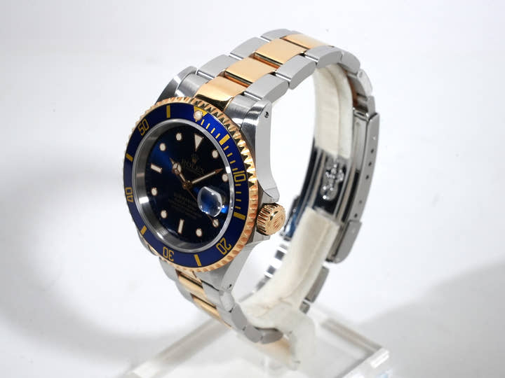 ロレックス サブマリーナー デイト Ref.16613 ステンレススチール/イエローゴールド ブルー文字盤