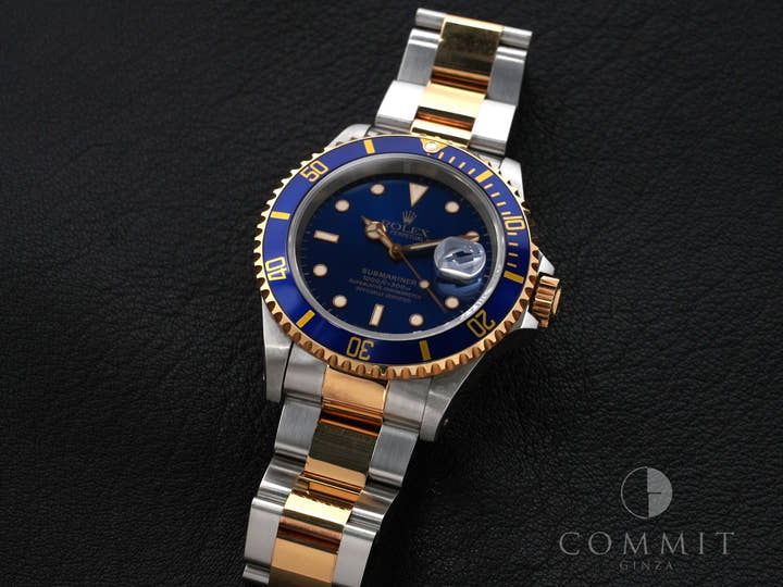 ロレックス サブマリーナー デイト Ref.16613 ステンレススチール/イエローゴールド ブルー文字盤
