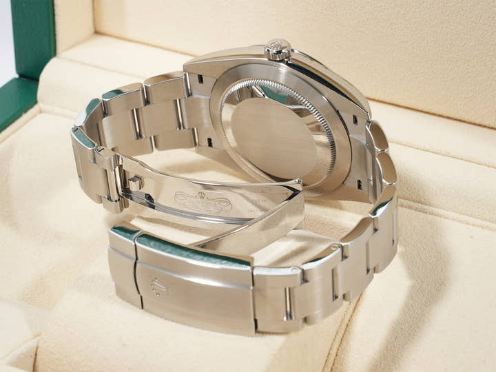 Rolex Oyster Perpetual 41 Ref. 124300 Stainless Steel Yellow Dial Pre-owned (owoizujr)