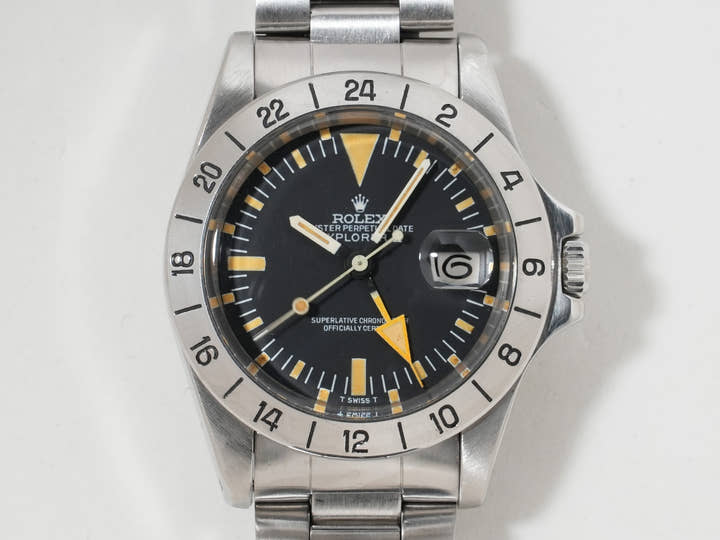 ロレックス エクスプローラーII Ref.1655 ステンレススチール ブラック文字盤