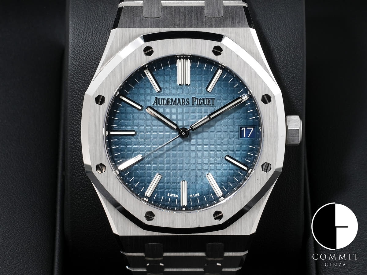オーデマピゲ ロイヤルオーク Ref.15510BC.OO.1320BC.02 ホワイトゴールド スモークブルー文字盤