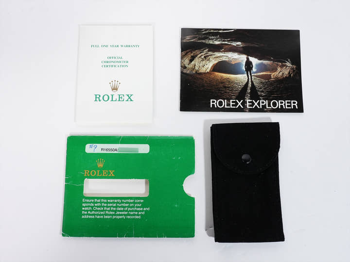 ロレックス エクスプローラーII Ref.16550 ステンレススチール ホワイト文字盤 オイスターブレスレット 中古 xp8mrymf