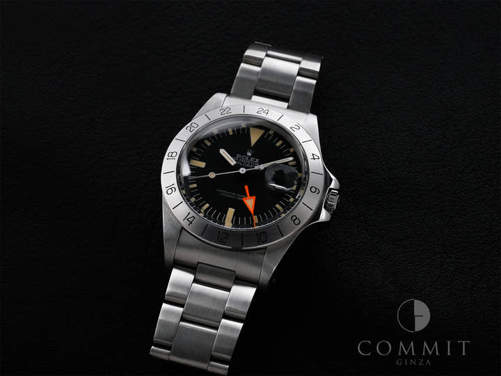 ロレックス エクスプローラーII Ref.1655 ステンレススチール ブラック文字盤