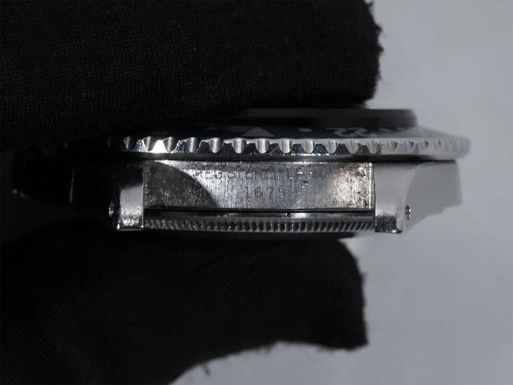 ロレックス GMTマスター Ref.1675 ステンレススチール ブラック文字盤 オイスターブレスレット 中古 f6ry489j