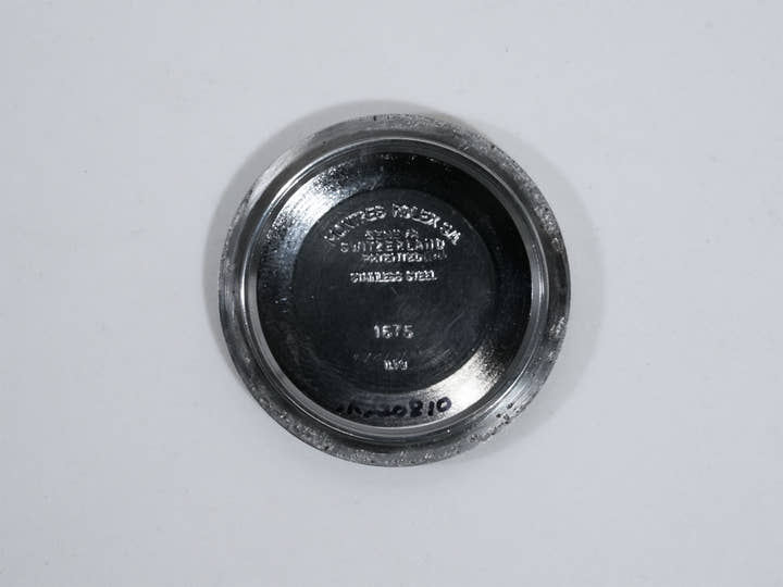 ロレックス GMTマスター Ref.1675 ステンレススチール ブラック文字盤 オイスターブレスレット 中古 f6ry489j