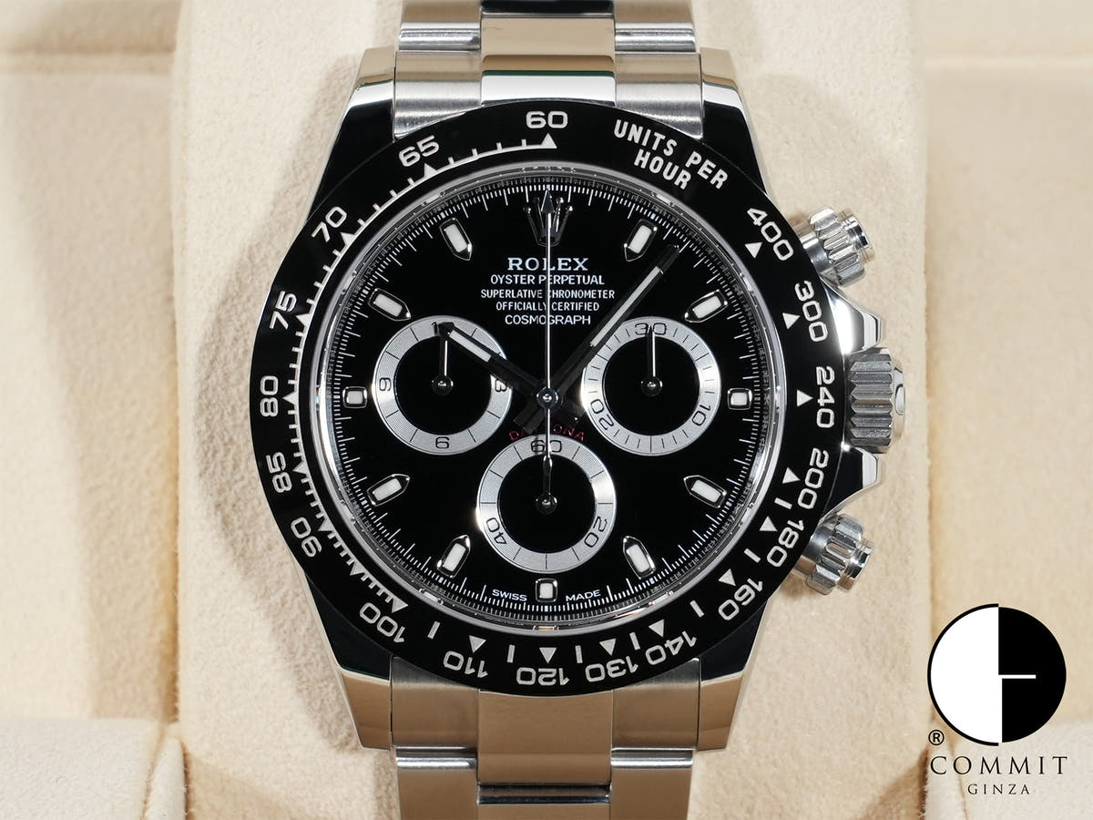 ロレックス デイトナ Ref.116500LN ステンレススチール ブラック文字盤
