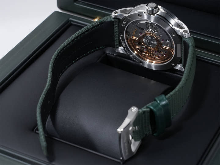 オーデマピゲ CODE 11.59 バイ オーデマ ピゲ Ref.15210ST.OO.A056KB.01 ステンレススチール グリーン文字盤