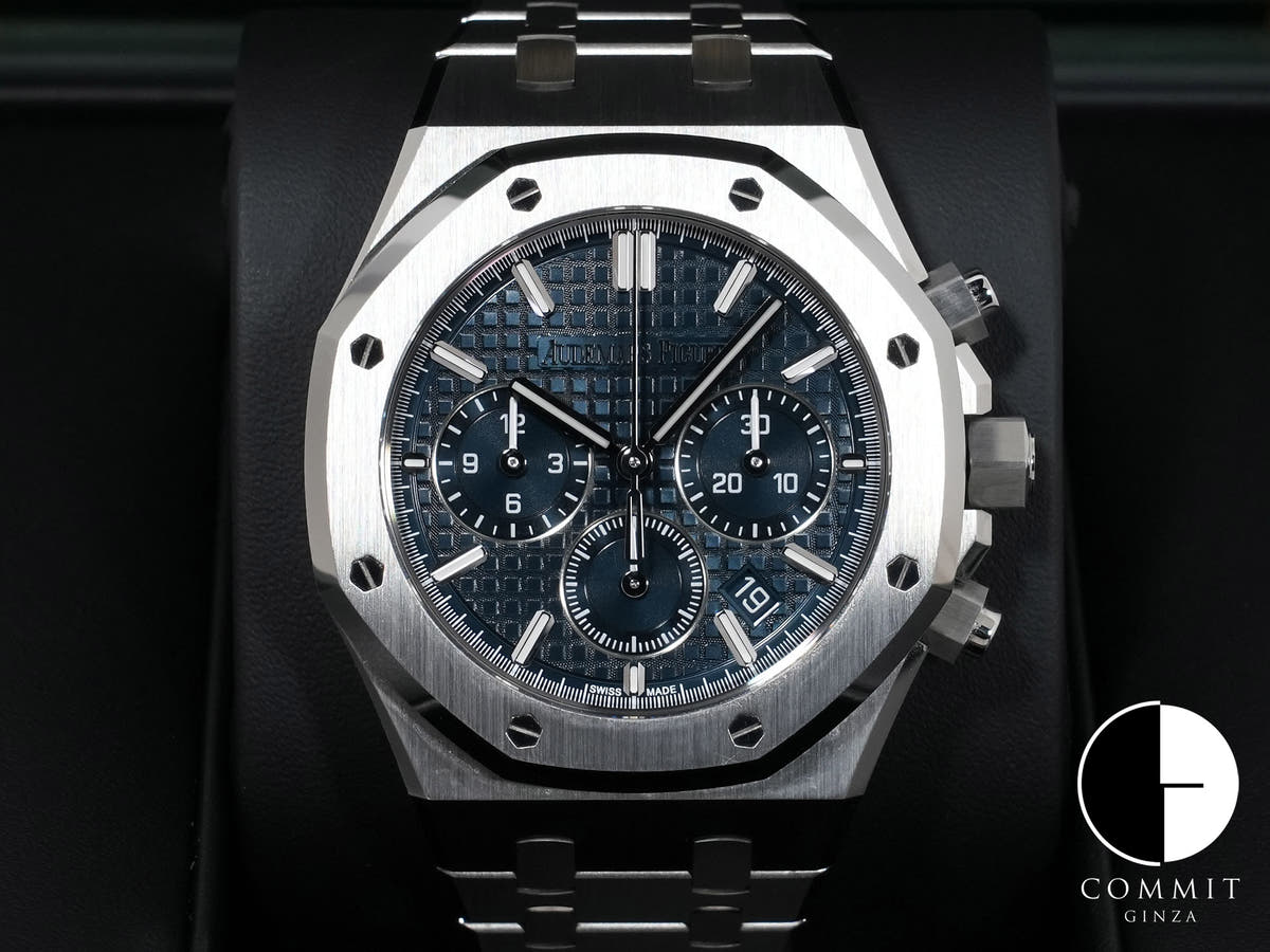 オーデマピゲ ロイヤルオーク クロノグラフ Ref.26715ST.OO.1356ST.01 ステンレススチール ナイトブルー文字盤